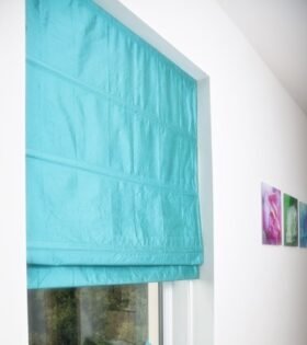 Custom Made to Measure Dupioni Silk Roman Blinds